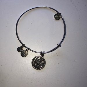 Alex and Ani silver Love bangle